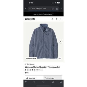 Patagonia Women's Better Sweater® Fleece Jacket